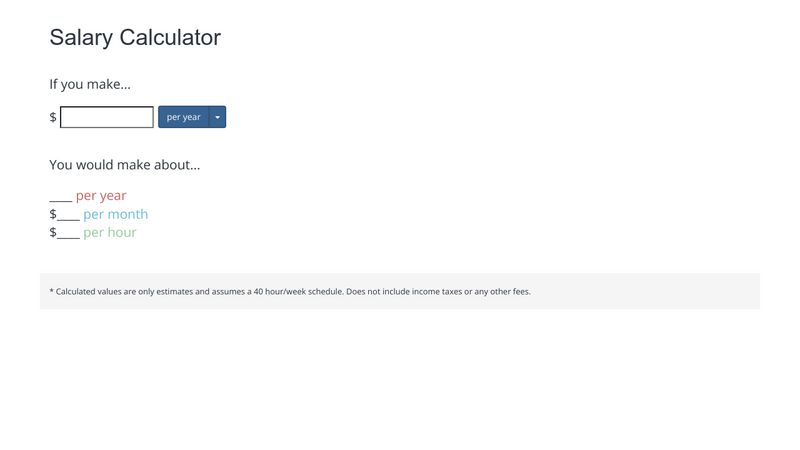 Salary Calculator
