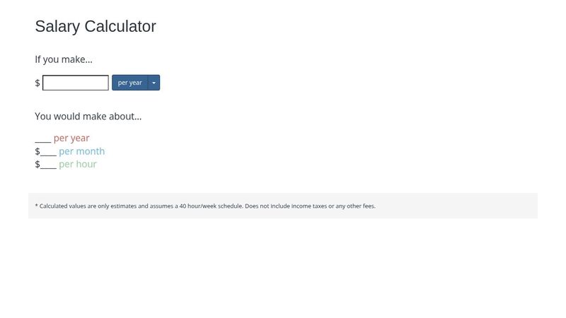 Salary Calculator