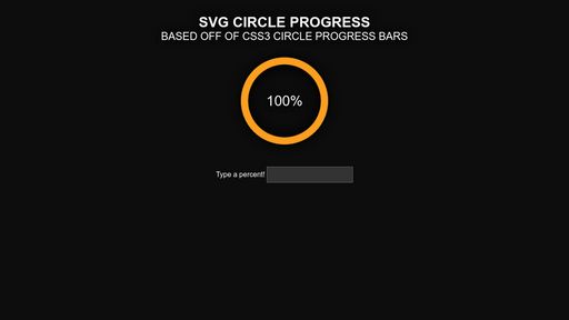 SVG Circle Progress