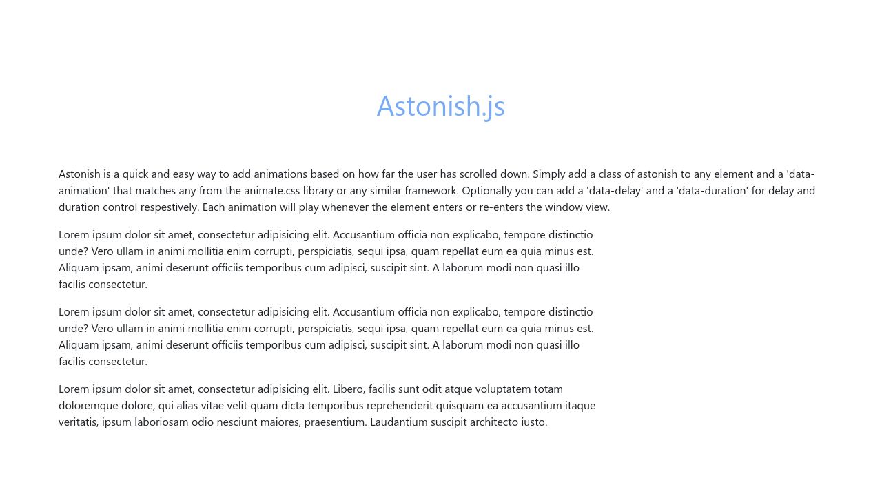 Pens tagged 'scroll animations' on CodePen Pens tagged 'scroll animations' on CodePen
