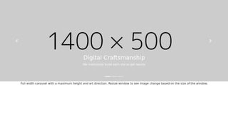 CodePen - Full width carousel with a maximum height and art direction