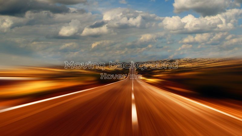 Hover moving background (CSS+JS)