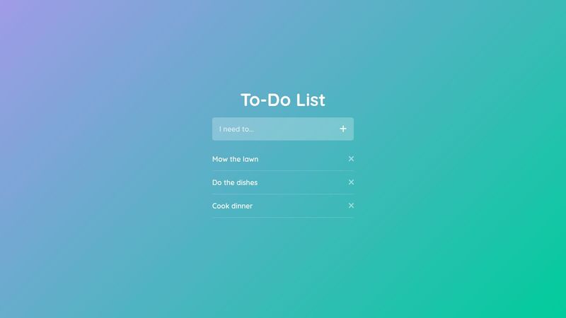To-Do List (React)