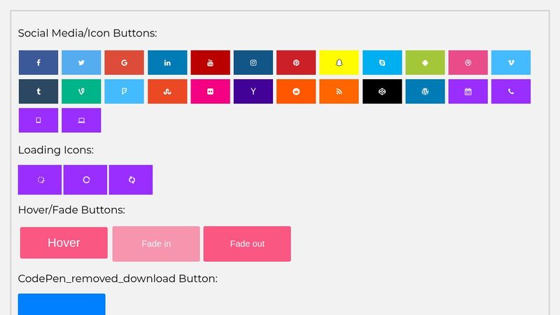 Different Button Styles
