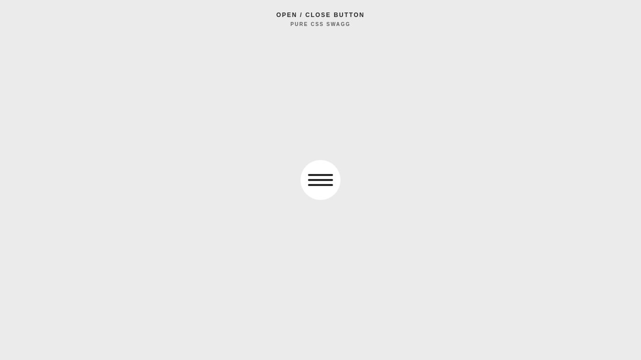 Open / Close button animation Open / Close button animation