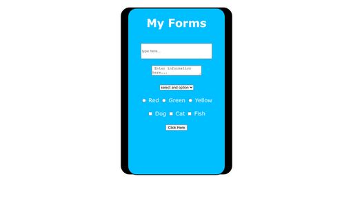 Prac: Basic Forms - Script Codes