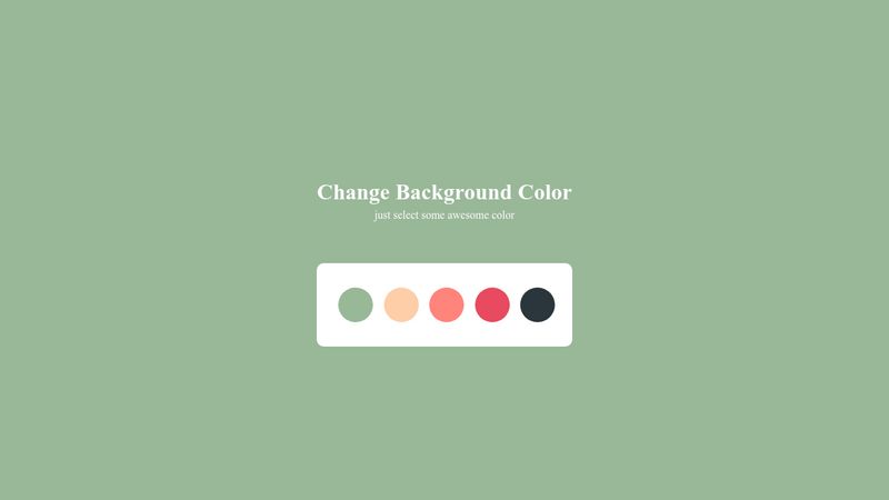 Change Background Color with 