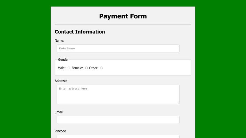 Payment Form -2