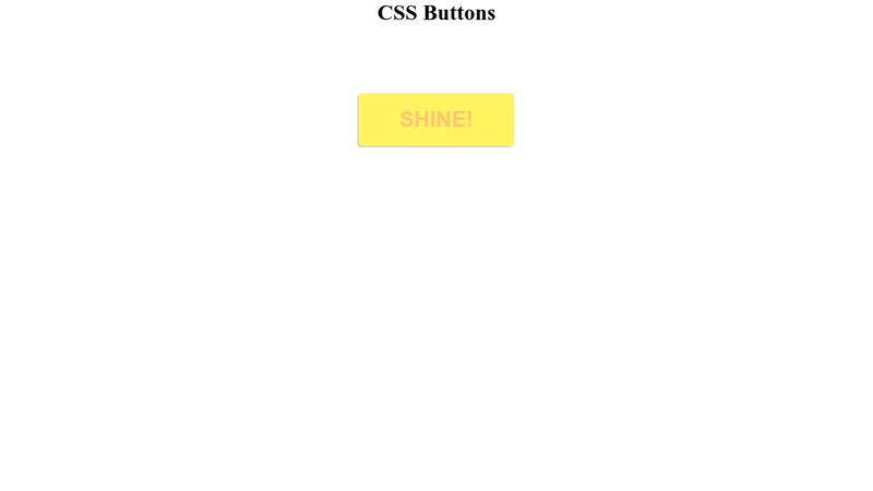 CSS Button Shine Hover Effect