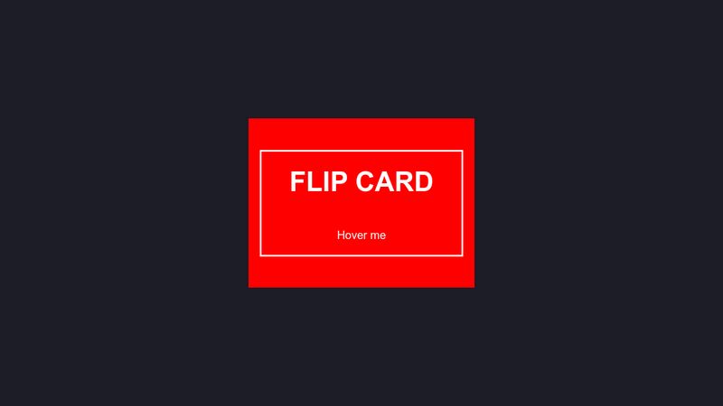 Flip Card Css 2