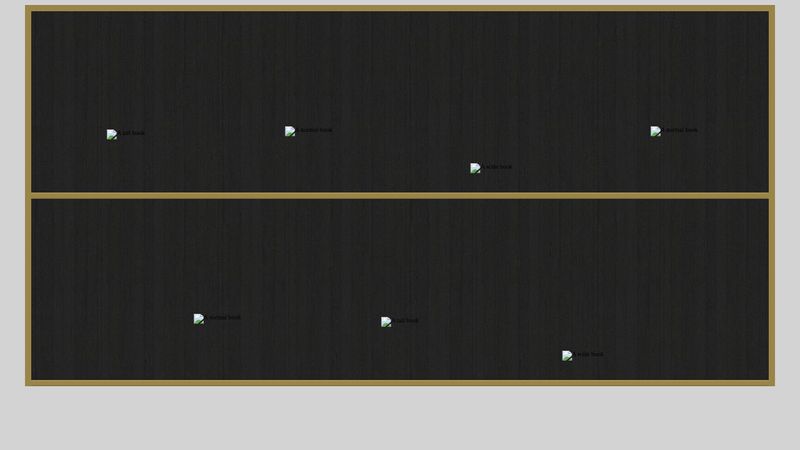 Responsive CSS bookshelf