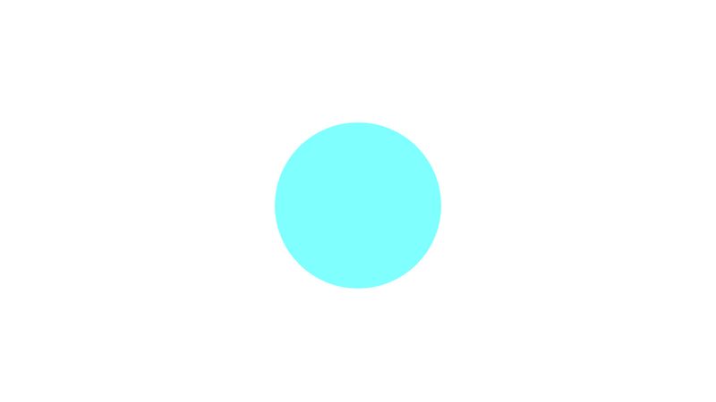 Svg circle in center scale animation