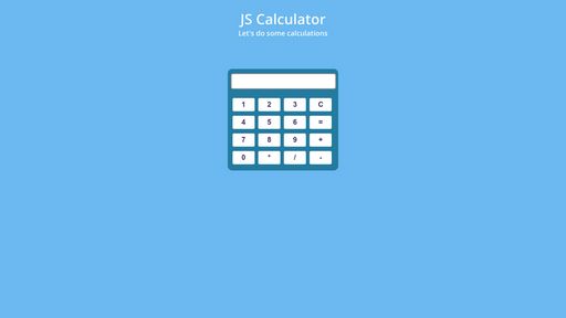 JS Calculator - Script Codes