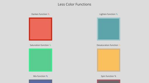 Less Color Functions - Script Codes