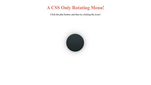 CSS Only Rotating Menu - Script Codes
