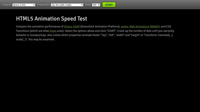 Speed Test: GSAP, CSS Transitions (Zepto), jQuery 3, anime, WAAPI Speed Test: GSAP, CSS Transitions (Zepto), jQuery 3, anime, WAAPI