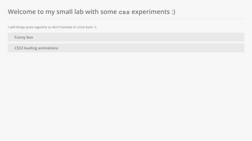 CSS3 Experiments - Script Codes