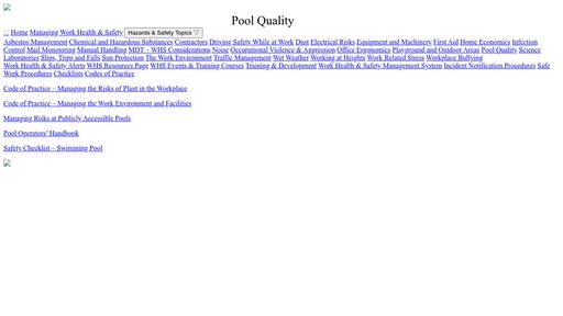 Pool Quality - Script Codes