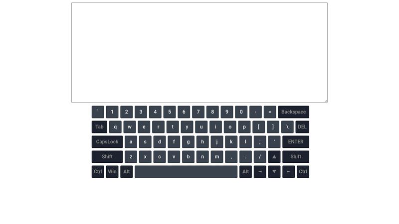 Virtual keyboard