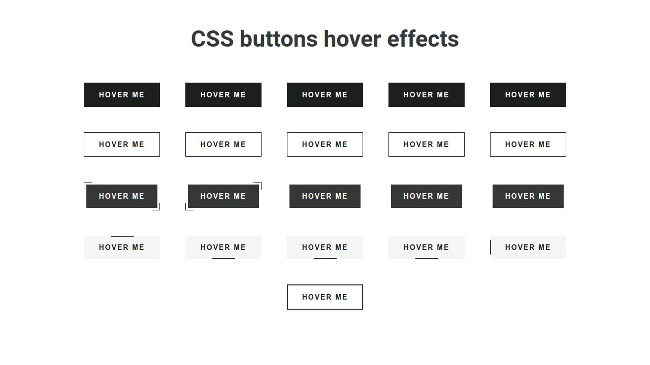 Pens tagged 'border hover' on CodePen