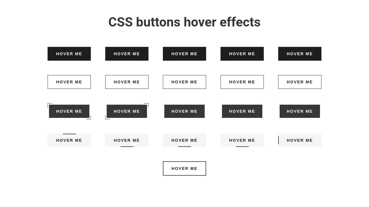 Pens tagged 'border hover' on CodePen Pens tagged 'border hover' on CodePen