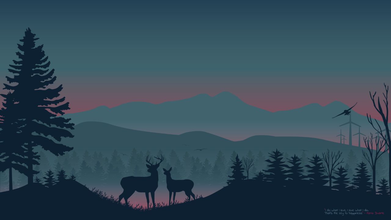 The Dark - Custom CSS animated background