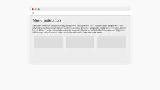 Menu Animation - push in - Script Codes