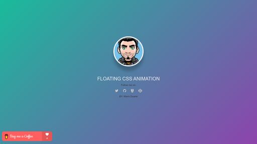 Floating Animation - CSS - Script Codes