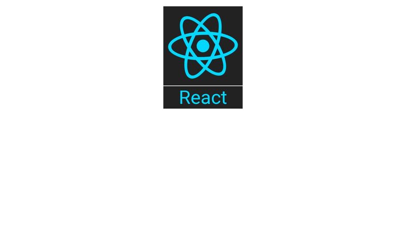 React logo animated
