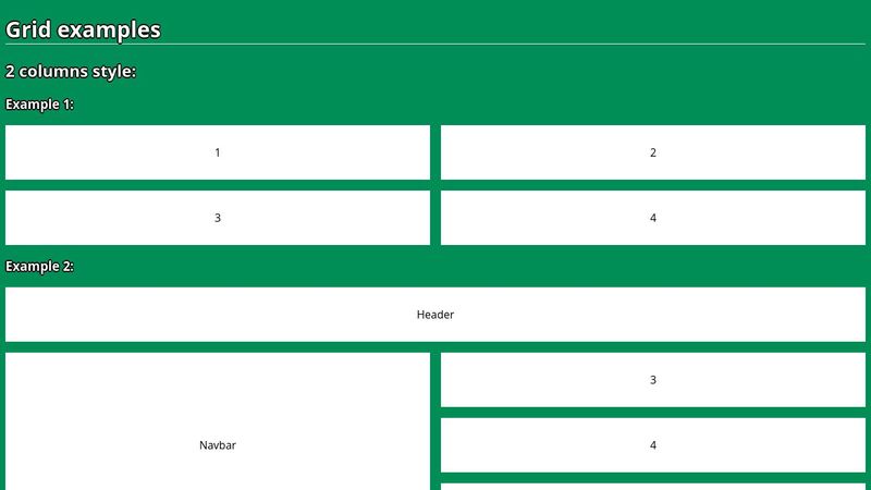 Grid - General examples