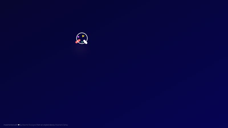 The Glowing Loader - Pure CSS Animation