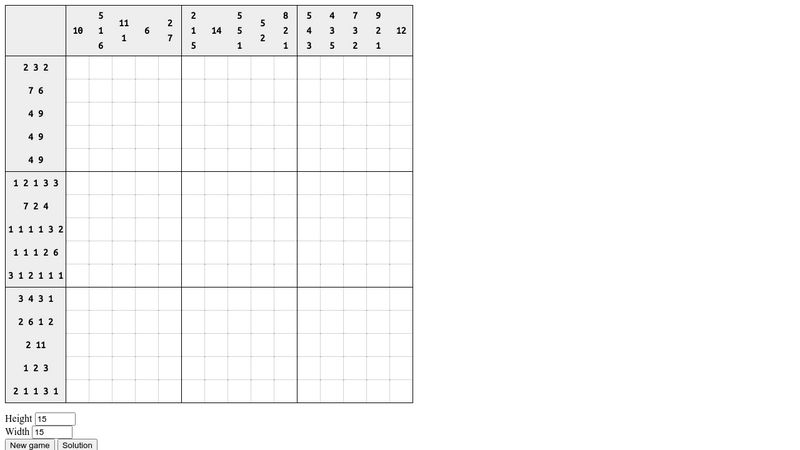 Nonograms