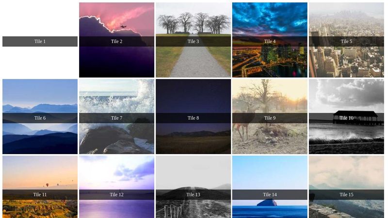 Basic Responsive Tiles