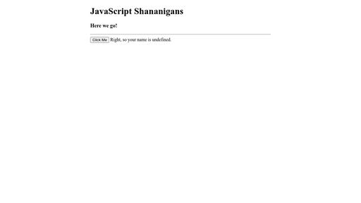 JS Shananigans - Script Codes