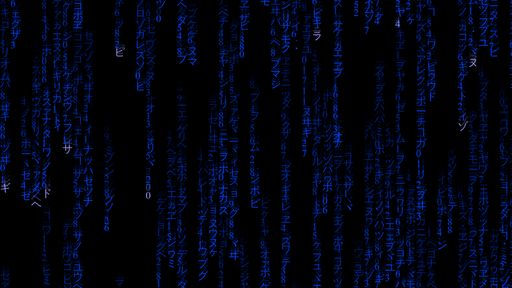 Matrix Blue Rain - Script Codes