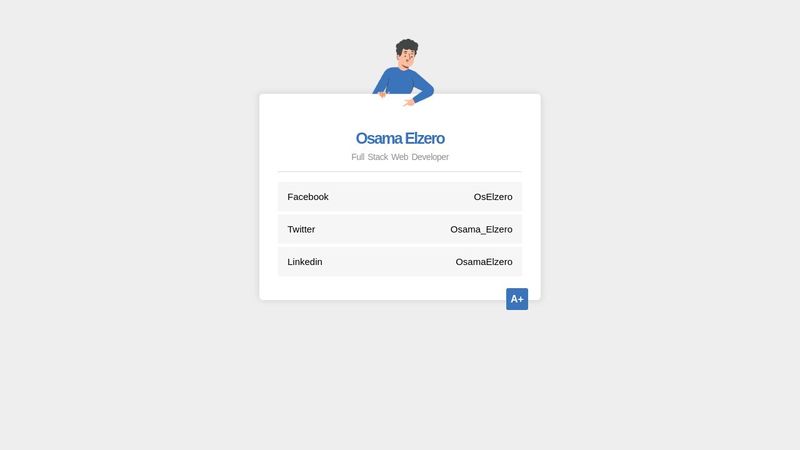 Simple Card(HTML/CSS)