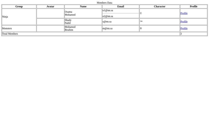 HTML assignments (15-18)
