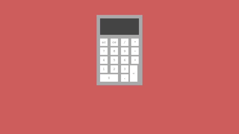 CodePen - Calculator