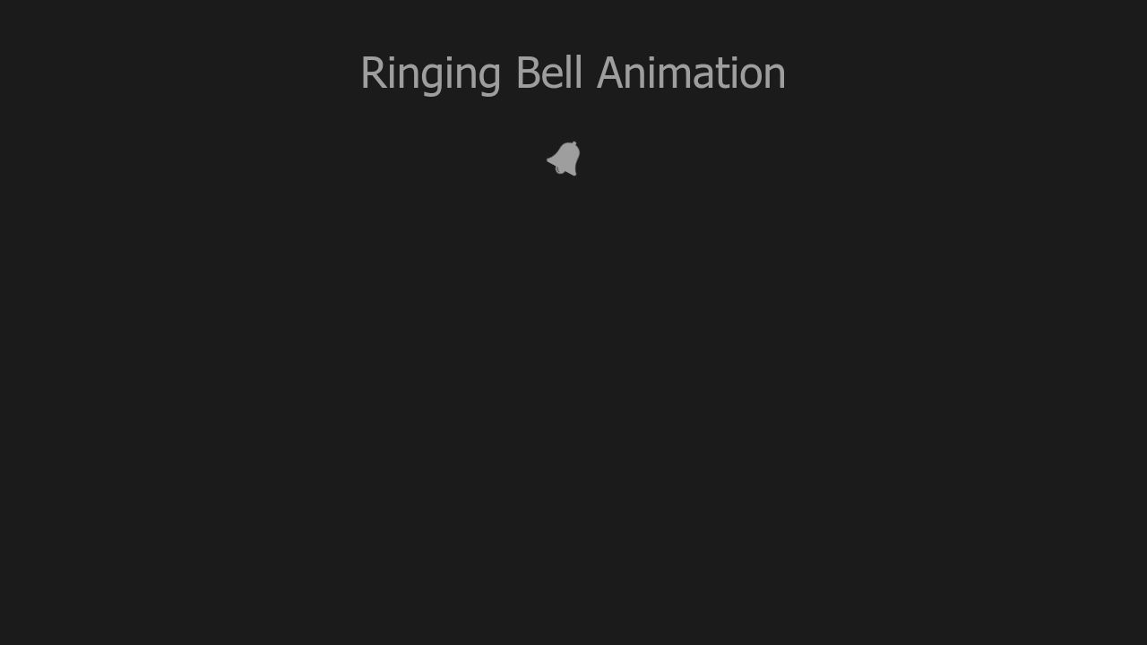 Ringing Bell Animation Ringing Bell Animation