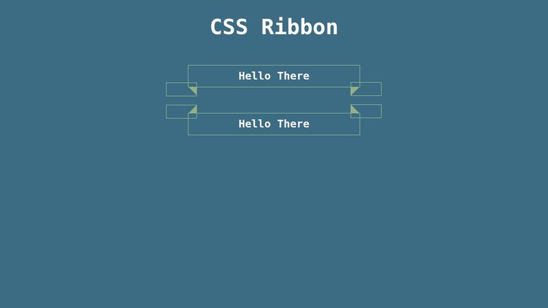 CSS Ribbon