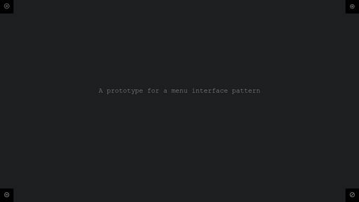 Prototype for a menu pattern - Script Codes