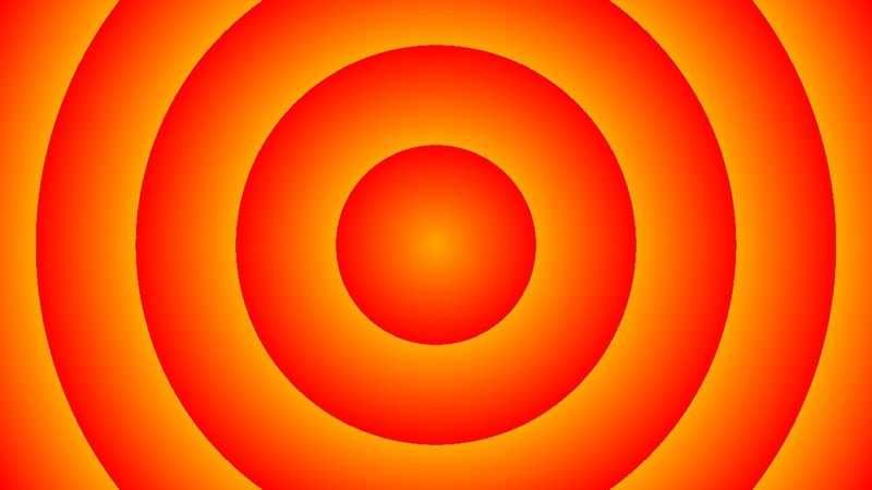 Radial Gradient CSS Rainbow colorful effect