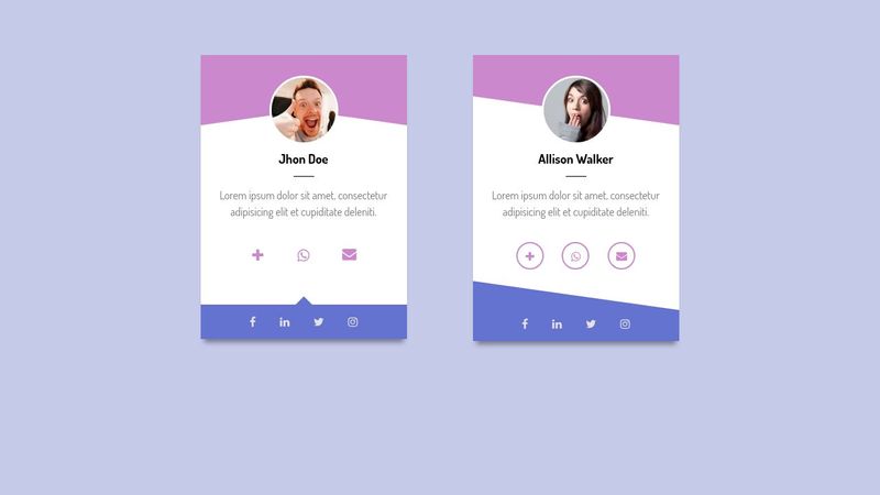 CodePen - Profile Cards