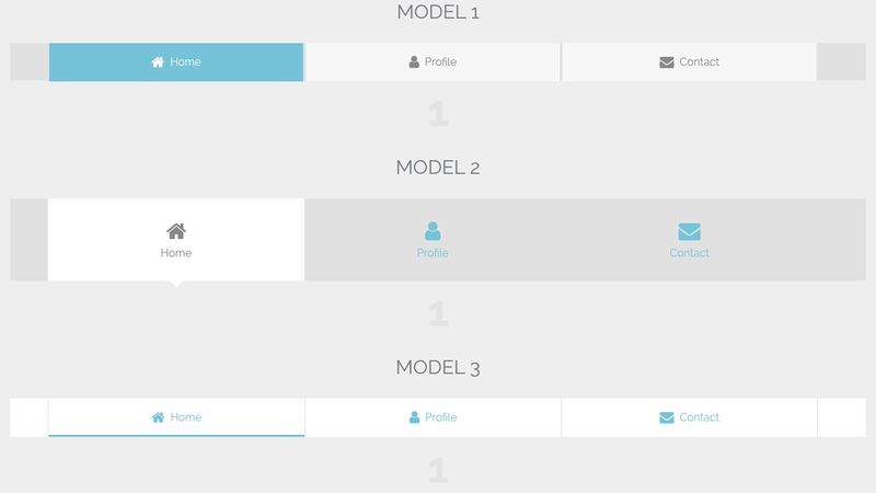 Tab Styles Using Bootstrap 4.4.1
