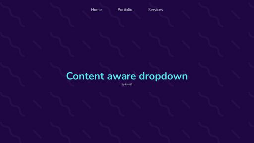 Content aware dropdown - Script Codes