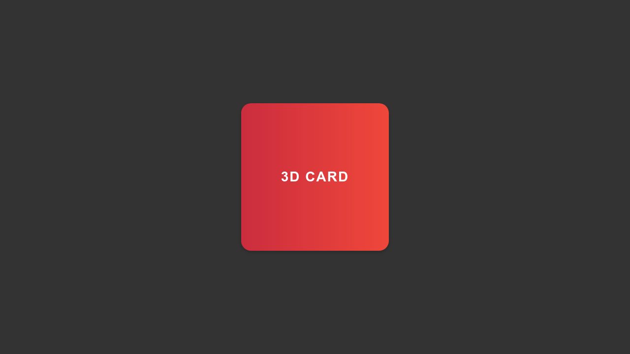 Pens tagged 'card animation' on CodePen