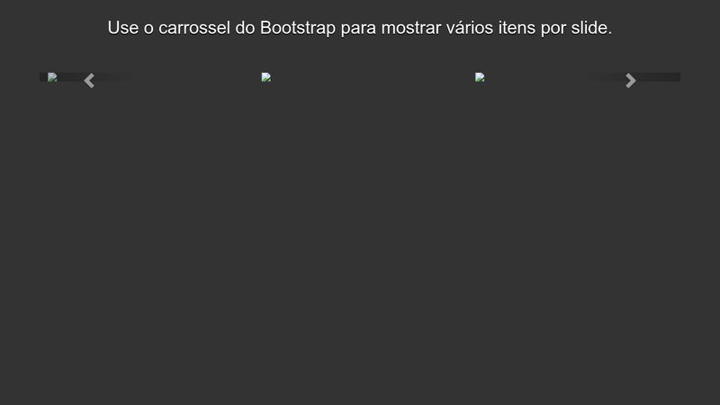 carrossel Bootstrap