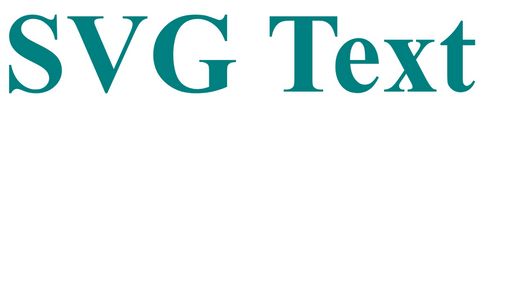 SVG Scalable Text - Script Codes