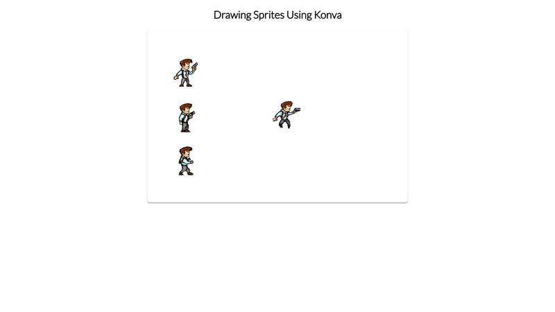 Drawing Sprites Using Konva