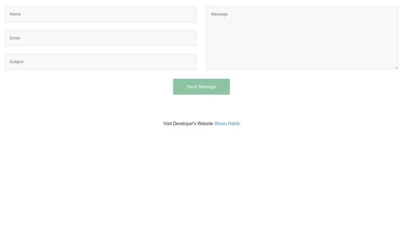 Contact Form Bootstrap 3